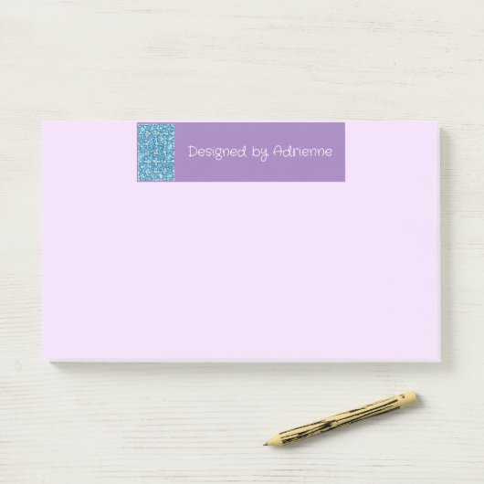 Notes de post-it faites sur commande avec votre (Sur un bureau)