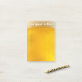 Notes de post-it faites sur commande de BIÈRE (Sur un bureau)