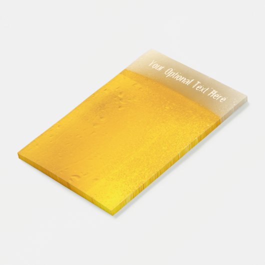Notes de post-it faites sur commande de BIÈRE (Incliné)