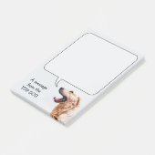 Notes de post-it faites sur commande de chien (Incliné)