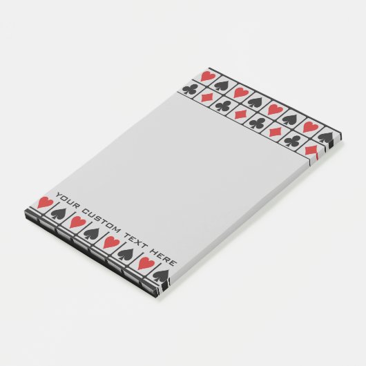 Notes de post-it faites sur commande de joueur de (Incliné)