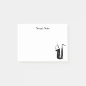 Notes de post-it faites sur commande de saxophone (Devant)