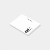 Notes de post-it faites sur commande de saxophone (Incliné)
