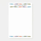 Notes de post-it faites sur commande des textes de (Devant)