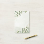Notes de post-it florales (Sur un bureau)