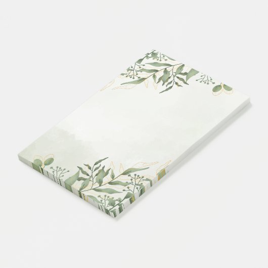 Notes de post-it florales (Incliné)