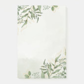 Notes de post-it florales (Devant)