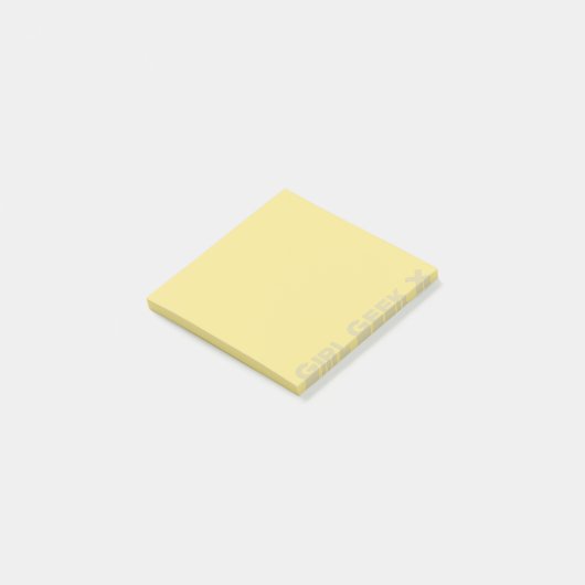 Notes de post-it jaunes (Incliné)