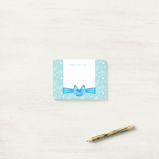 Notes de post-it - Joyeux Noël et bonne année ! (Sur un bureau)