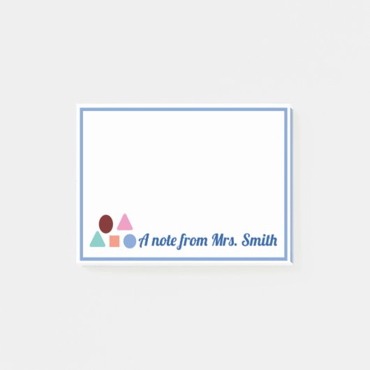 Notes de post-it MATH PERSONNALISÉES (Devant)