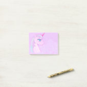notes de post-it mignonnes de licorne (Sur un bureau)