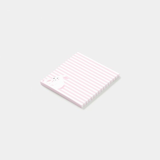 Notes de post-it mignonnes de post-its du lapin | (Incliné)