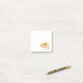 Notes de post-it paresseuses de cobaye de jours (Sur un bureau)