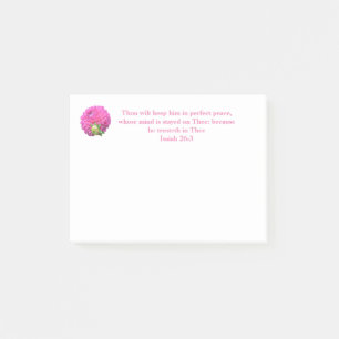 Notes de post-it parfaites de paix