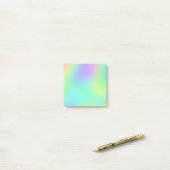 Notes de post-it Pastel Rainbow Gradient (Sur un bureau)