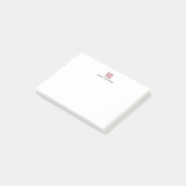Notes de post-it personnalisables de double (Incliné)
