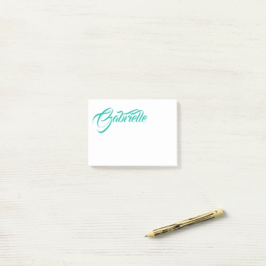 Notes de post-it personnalisées (Sur un bureau)