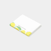 Notes de post-it personnalisées de citronnier (Incliné)