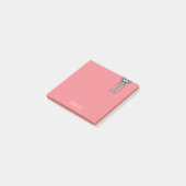 Notes de post-it personnalisées de lapin de (Incliné)