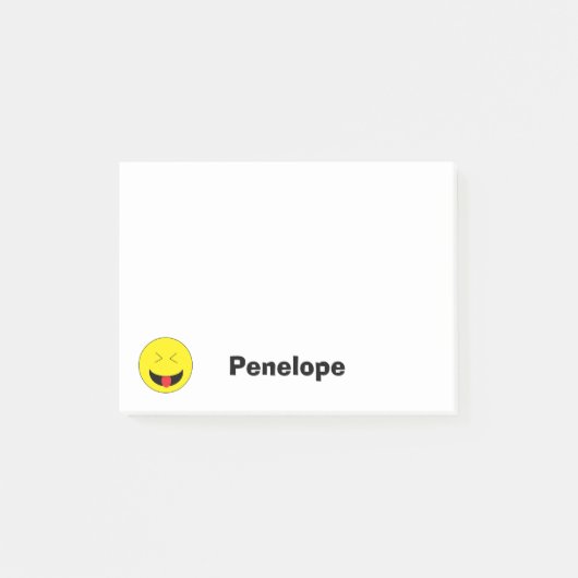 Notes de post-it personnalisées d'Emoji (Devant)