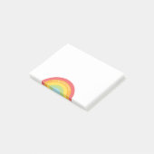 Notes de post-it personnalisées par arc-en-ciel (Incliné)