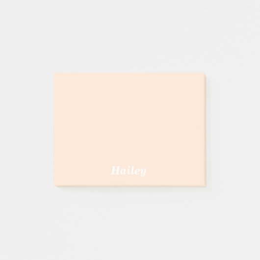Notes de post-it personnalisées par bisque léger (Devant)