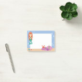 Notes de post-it pour des sirènes. Fille (Bureau)
