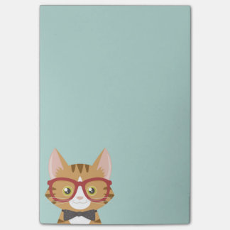 Notes de post-it® pour les enfants de chats Hipste