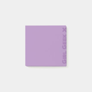 Notes de post-it pourpres
