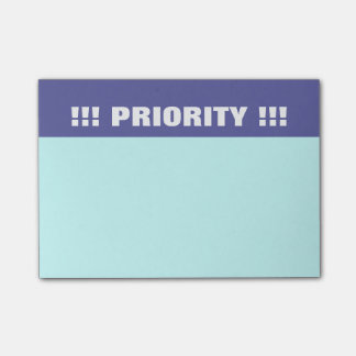 Notes de post-it prioritaire