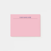 Notes de post-it rose-clair (Devant)