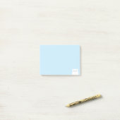 Notes de post-it semi-transparentes d'ours blanc (Sur un bureau)