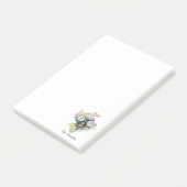 Notes de post-it sur l'abeille et l'arc-en-ciel (Incliné)
