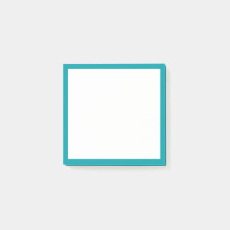 Notes de post-it turquoises