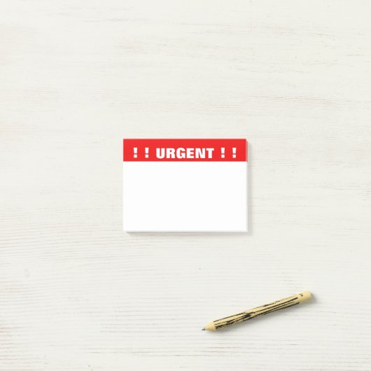Notes de post-it "urgentes" prioritaire (Sur un bureau)