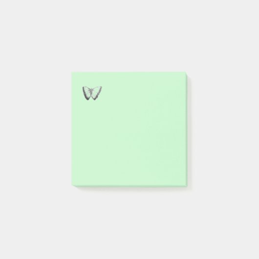 Notes de post-it vert pâle pour la conception des  (Devant)