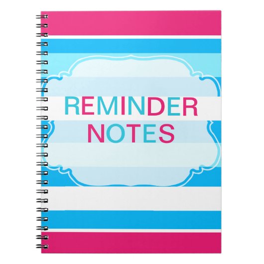 Notes de rappel Carnet photo spirale (Devant)