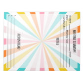 Notes de réunion/Résumé du Bloc-notes - Lumineux (Devant)