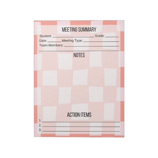 Notes de réunion/Sommaire du Bloc-notes - Vérifica (Tourné)