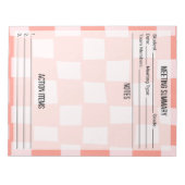 Notes de réunion/Sommaire du Bloc-notes - Vérifica (Devant)