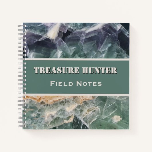 Notes de terrain de chasseur de trésor Journal Roc (Devant)