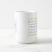 Notes de type sur l'auto - Mug motivationnel pour (Centre)