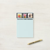 Notes de VOTRE post-it faites sur commande de (Sur un bureau)