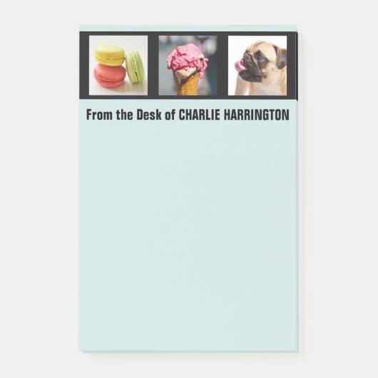 Notes de VOTRE post-it faites sur commande de (Devant)