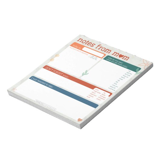 Notes du Bloc-notes Maman (Tourné)