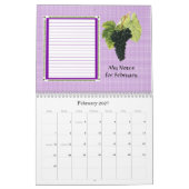 Notes du calendrier des fruits de l'année (Feb 2027)