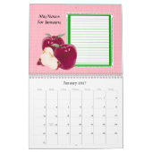 Notes du calendrier des fruits de l'année (Jan 2027)