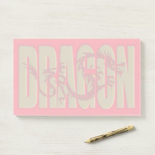 notes du dragon post-it (Sur un bureau)