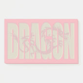 notes du dragon post-it (Devant)