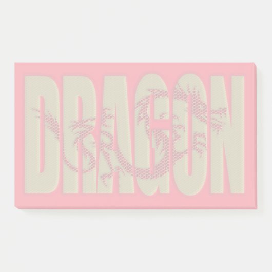 notes du dragon post-it (Devant)